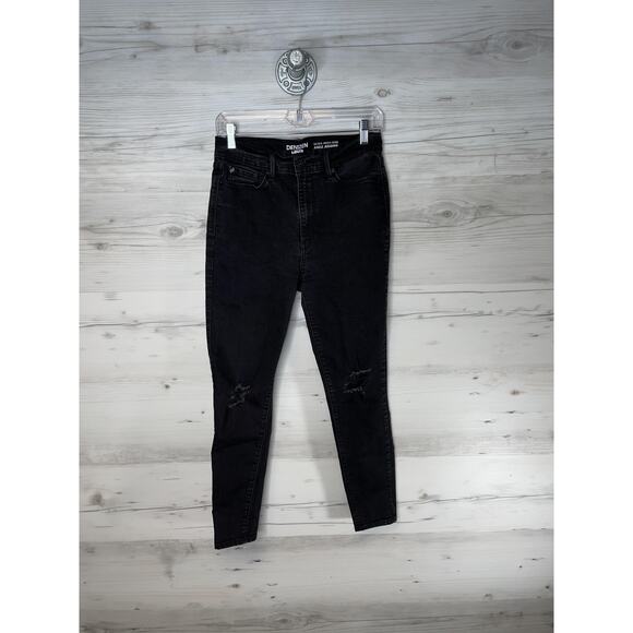 Denizen from Levi's Jeans Womens W29 Ultra High-Rise Ankle Jegging Distressed - Picture 1 of 13
